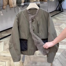 批发韩系绿色显瘦棉服派克服外套女2025冬季小个子独特漂亮保暖棉袄潮