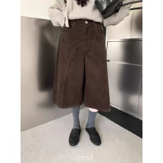 批发拉德灯芯绒阔腿<b class='q'>七分裤</b><b class='q'>女</b>秋冬2025大码直筒新款垂感休闲裤子