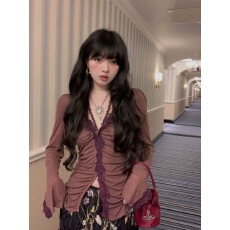 批发纯欲风名媛辣妹性感设计蕾丝<b class='q'>长袖</b>上衣+显瘦高腰碎花半<b class='q'>裙</b>时尚套装