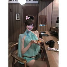 批发甜美优雅温柔纯欲风千<b class='q'>金</b>名媛小众雪纺上衣秋季新款女装小众百搭潮