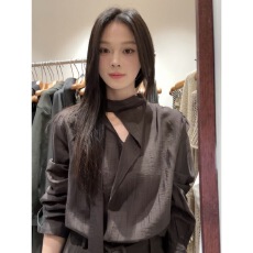 批发李不管11韩系女<b class='q'>秋</b>季新款设计感小众长袖衬衫