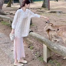 批发2026年春秋季新款新中式<b class='q'>复古</b>女装轻国风上衣半身裙高级感休闲套装