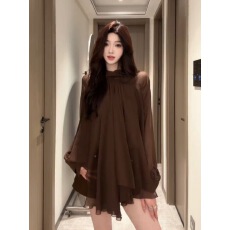 批发法式高级蝴蝶结气质长袖衬衫秋季新款<b class='q'>设计</b>宽松显瘦百搭上衣