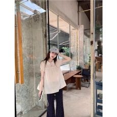 批发甜美风白色娃娃领短袖衬衫连衣裙2026夏新款别致减龄显瘦短裙女