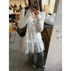 批发胖MM韩系荷叶边抽绳收腰显瘦吊带背心女夏季大码宽松高级叠穿上衣