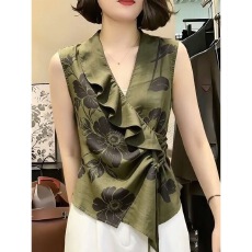 批发独特精致优雅简约风上衣女2026夏季新款显瘦百搭法式气质<b class='q'>大码</b><b class='q'>女装</b>