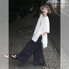 批发2026巨好看的夏<b class='q'>装</b>一整套慵懒松弛感穿搭短袖t恤阔腿裤休闲<b class='q'>套装</b><b class='q'>女</b>