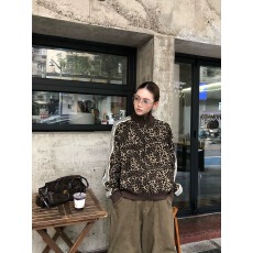 批发美式求职季轻奢爆款通勤男女豹纹外套美式复古短款<b class='q'>夹克</b>宽松休闲潮
