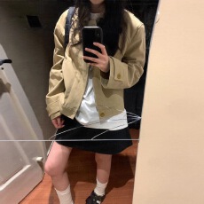 韩系短外套女装春秋季2026年新款百搭薄外套巨好看的加厚短款夹克