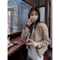 批发初秋外套女款小个子韩系短款宽松百搭碎花双面穿夹克棒球服上衣潮