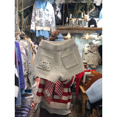 批发<b class='q'>韩国</b>东大门2025秋季新款气质百搭外穿显瘦字母针织打底休闲短裤女