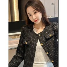 批发亮片精致小香风<b class='q'>外套</b>女春季新短款名媛气质小个子上衣小西装