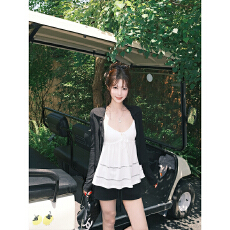 批发法式翻领绑带黑色长袖针织开衫外套女2026早秋季新款韩系穿搭上衣