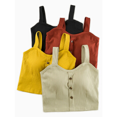 批发女夏季<b class='q'>薄</b>款带胸垫美背露脐短吊带一字领瑜伽背心<b class='q'>文胸</b>打底