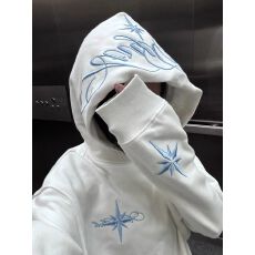 批发实价 加绒/原版刺绣/立体凸绣/后包领【纯棉华棉复合】<b class='q'>外套</b>卫衣女