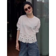 批发法式小众重工镂空衬衫女装2026新款衬衣今年流行的爆款基础款上衣