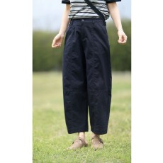 批发夏季<b class='q'>工装</b>风哈伦裤2026新款宽松显瘦直筒裤百搭女装纯棉休闲九分裤