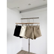 批发2025冬季加厚韩版低腰阔腿短裤女百搭显瘦休闲裤小个子辣妹靴裤潮