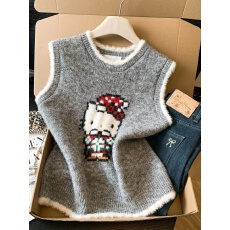 批发实拍 针织<b class='q'>马甲</b>背心女2026春秋冬新款宽松外穿<b class='q'>马夹</b>叠穿毛衣坎肩