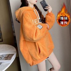 批发官图特价【<b class='q'>牛奶</b><b class='q'>丝</b>复合贝贝绒】秋冬加绒加厚设计感<b class='q'>连衣裙</b>卫衣