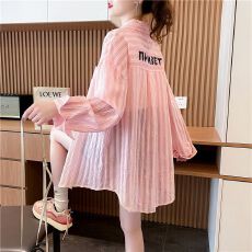 批发官图 特价 【100涤纶】夏季新款<b class='q'>韩版</b>衬衫开衫polo领防晒外套