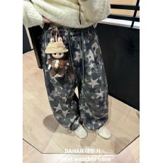 批发DA HAN大韩-秋上新松紧腰系带时尚百搭显瘦牛仔<b class='q'>裤</b>