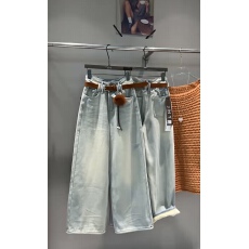 批发2025十三行宽松显瘦直筒<b class='q'>裤</b>女高腰阔腿复合牛仔拖地<b class='q'>裤</b>女百搭