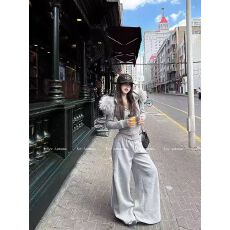 批发新款2025时尚设计复合绒里套装两件套