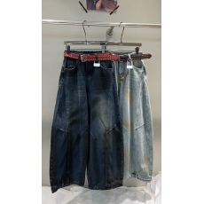 批发水洗脏脏蓝设计<b class='q'>阔腿裤</b>女2025冬季新款高腰宽松加绒加厚拖地牛仔<b class='q'>裤</b>