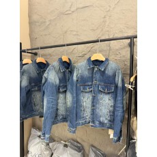 批发MTOS 秋冬复古加厚牛仔外套男<b class='q'>女</b>款美式潮牌宽松休闲<b class='q'>夹克</b>