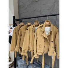 批发小崔韩国<b class='q'>东大门</b><b class='q'>代购</b>秋款时尚翻领短款羽绒风衣外套