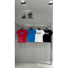 批发BPLAN<b class='q'>韩国</b>东大门<b class='q'>代购</b>女2025冬季时尚字母印花显瘦百搭短袖<b class='q'>T</b><b class='q'>恤</b>