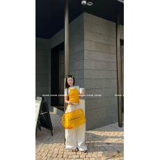 批发2026春款新品韩系设计上衣两件套+阔腿裤套装