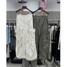 批发春款高腰阔腿女新款喷色工装<b class='q'>裤</b>显瘦街舞休闲<b class='q'>裤</b>子