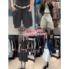 批发2026春季新款设计感西装中<b class='q'>裤</b>女宽松阔腿<b class='q'>裤</b> <b class='q'>配腰带</b>