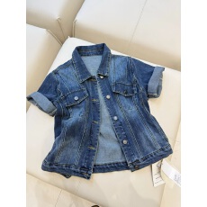 批发春夏薄款短袖<b class='q'>牛仔</b><b class='q'>衬衫</b>2026新款韩版休闲上衣开衫外搭宽松外套