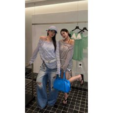 批发新品2026防晒条纹+胸罩+头巾3件套套装