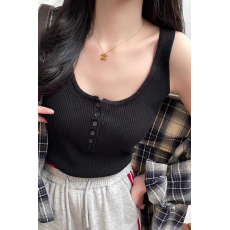 批发2026年夏季<b class='q'>吊带</b><b class='q'>背心</b>女纽扣西装内搭修身外穿<b class='q'>打底</b>无袖百搭女装上衣