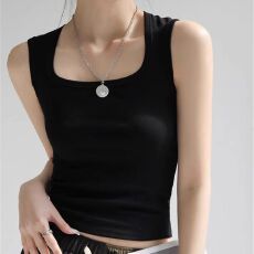 批发吊带女士背心<b class='q'>大码</b>夏款修身<b class='q'>打底衫</b>女无袖