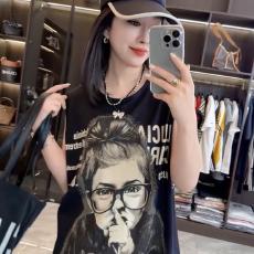 批发[酷丝爽棉]2026新款气质<b class='q'>字母</b>印花休闲显瘦中长款<b class='q'>T</b><b class='q'>恤</b>背心裙