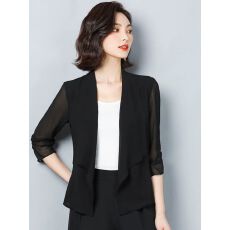 批发已出货 防晒衣女士装夏季短<b class='q'>外套</b>雪纺外搭宽松西装薄款开衫上衣