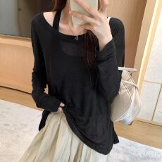 已出货 纯欲因子 宽松休闲两件套装百搭春夏季