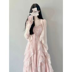 批发已出货两件套小个子仙女<b class='q'>连衣裙</b>春夏装裙子套装