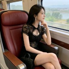 批发已出货镂空系带<b class='q'>连衣裙</b>女2026新款夏上夜班减龄修身<b class='q'>包臀</b>短裙