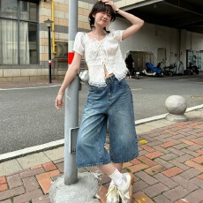 批发已出货蕾丝花边绑带短袖<b class='q'>衬衫</b>女泡泡袖洋气小衫别致上衣夏
