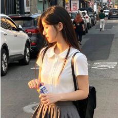 批发已出货<b class='q'>娃娃领</b>正肩短袖<b class='q'>T</b><b class='q'>恤</b>女夏季巨好看的肌理感修身小上衣