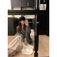 批发已出货高级感半身裙<b class='q'>春</b>夏女甜美穿搭裙摆高腰显瘦中长裙
