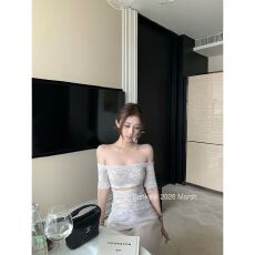 批发已出货字肩短袖T恤女夏季辣妹<b class='q'>修身</b><b class='q'>打底衫</b>气质短款上衣