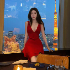 批发已出货<b class='q'>连衣裙</b>女2026夏季新款千金收腰显瘦新款气质高级短裙