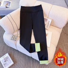 批发130-350斤<b class='q'>大码</b>女装胖mm冬季加绒加厚打底裤弹力休闲<b class='q'>铅笔裤</b>